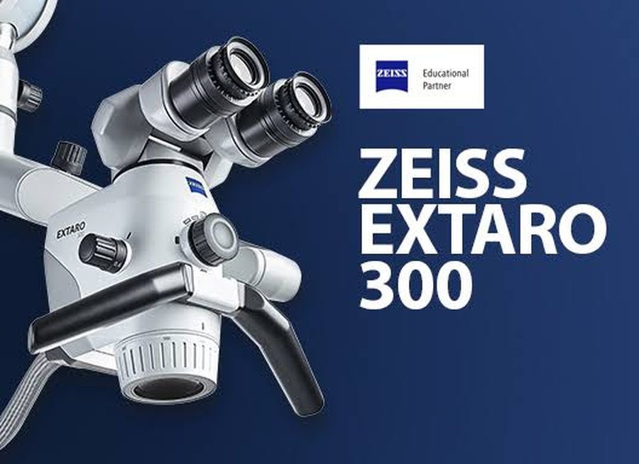 ZEISS EXTARO 300 microscope used for veneer preparation